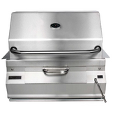 Built-In Stainless Steel Charcoal Grill